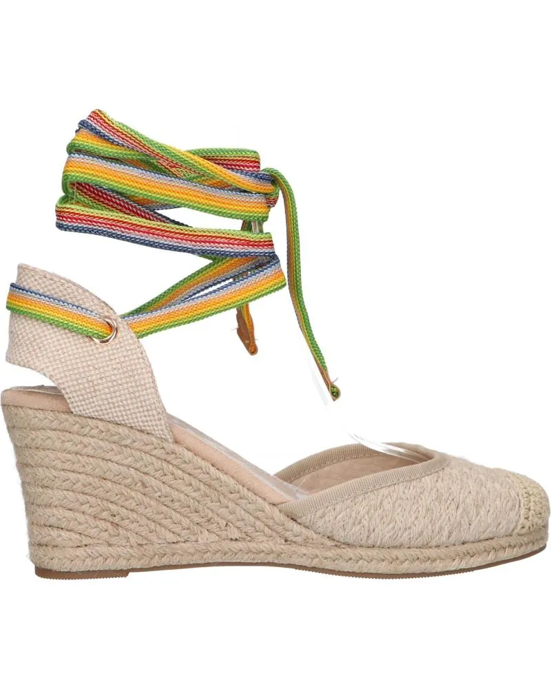 SANDALIAS DE MUJER MTNG 51122 308013JUTE NATURAL