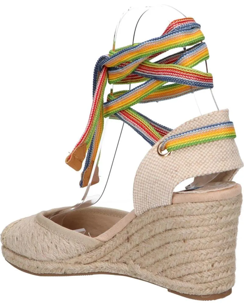 SANDALIAS DE MUJER MTNG 51122 308013JUTE NATURAL