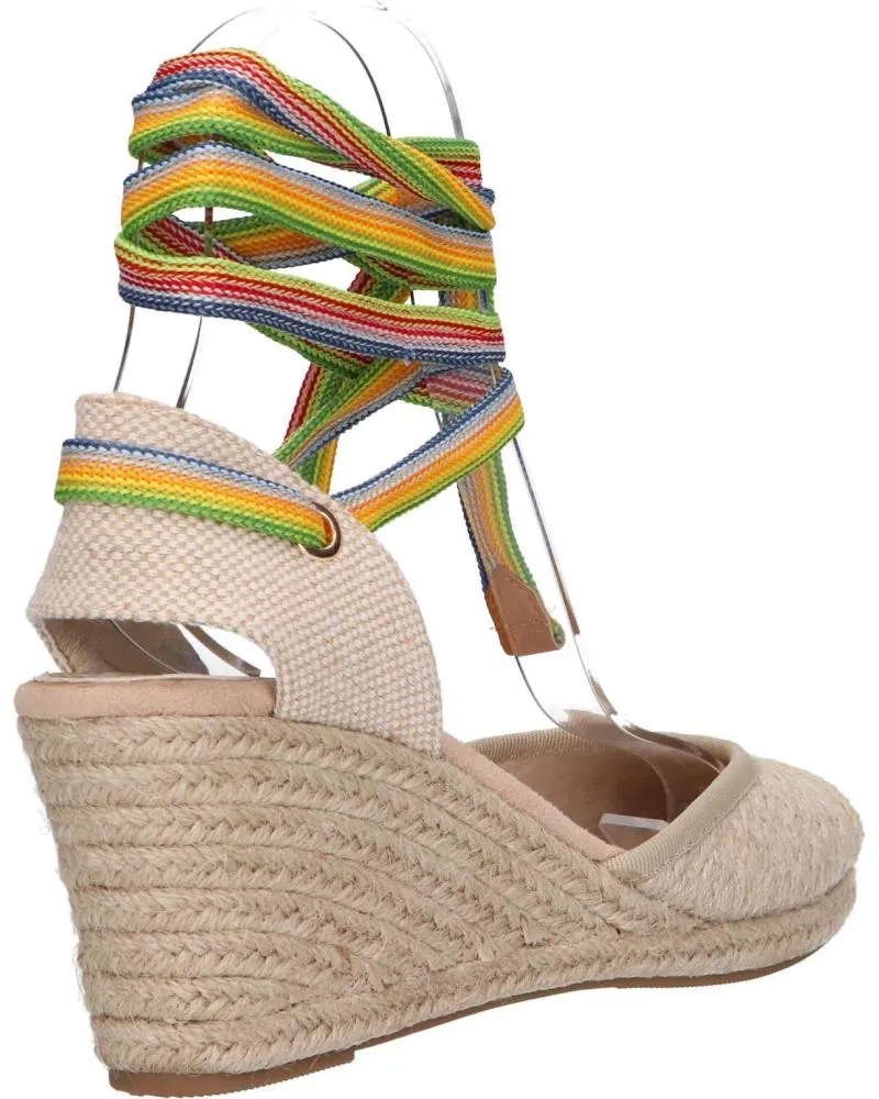 SANDALIAS DE MUJER MTNG 51122 308013JUTE NATURAL