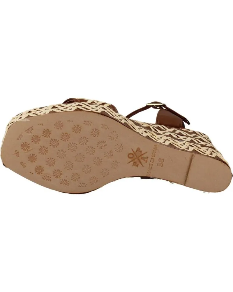 Sandalias de Mujer POPA KUTA TRIBO MARRON