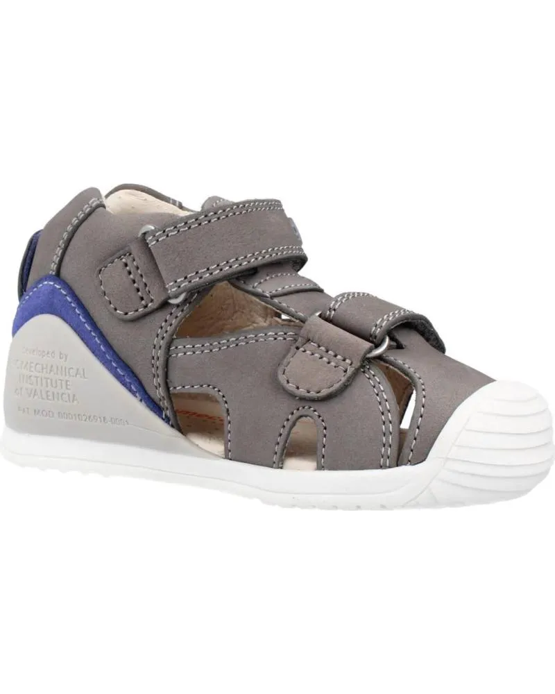 SANDALIAS DE NIñA Y NIñO BIOMECANICS SANDALIAS BIOMECANICS BDARK GREYNOBUCK