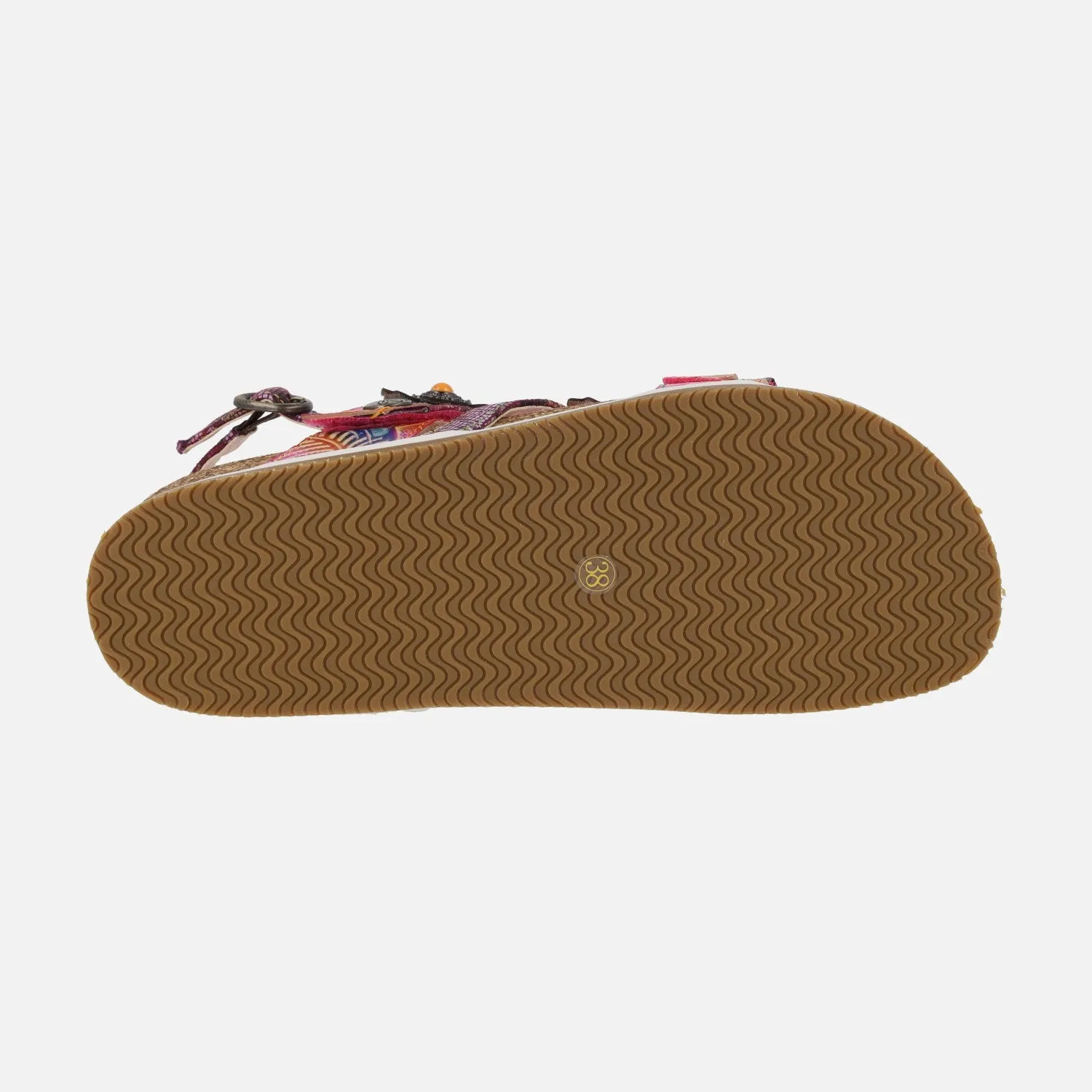 Sandalias de piel combinadas Laura vita Bryciano 05