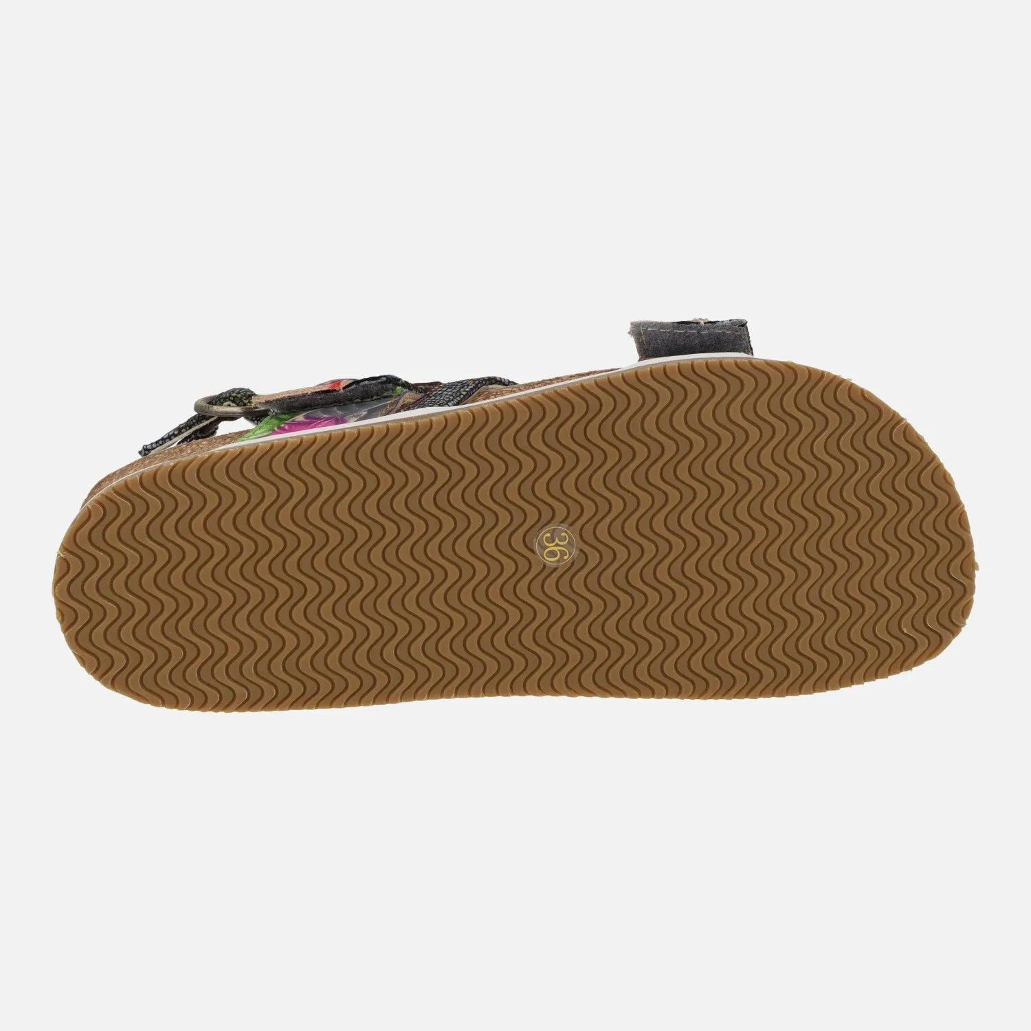 Sandalias de piel combinadas Laura vita Bryciano 05