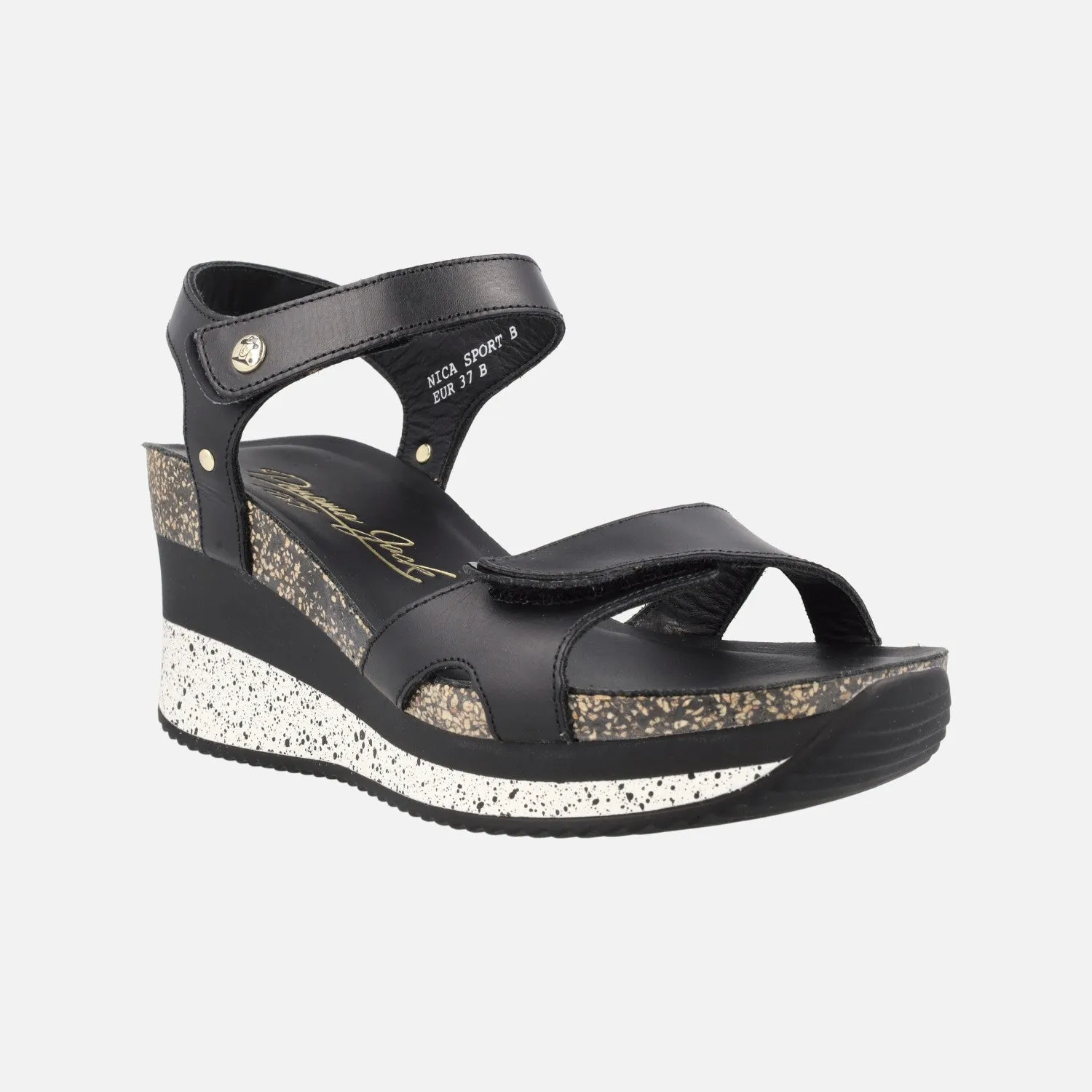 Sandalias de piel con cierre de velcro Nica Sport