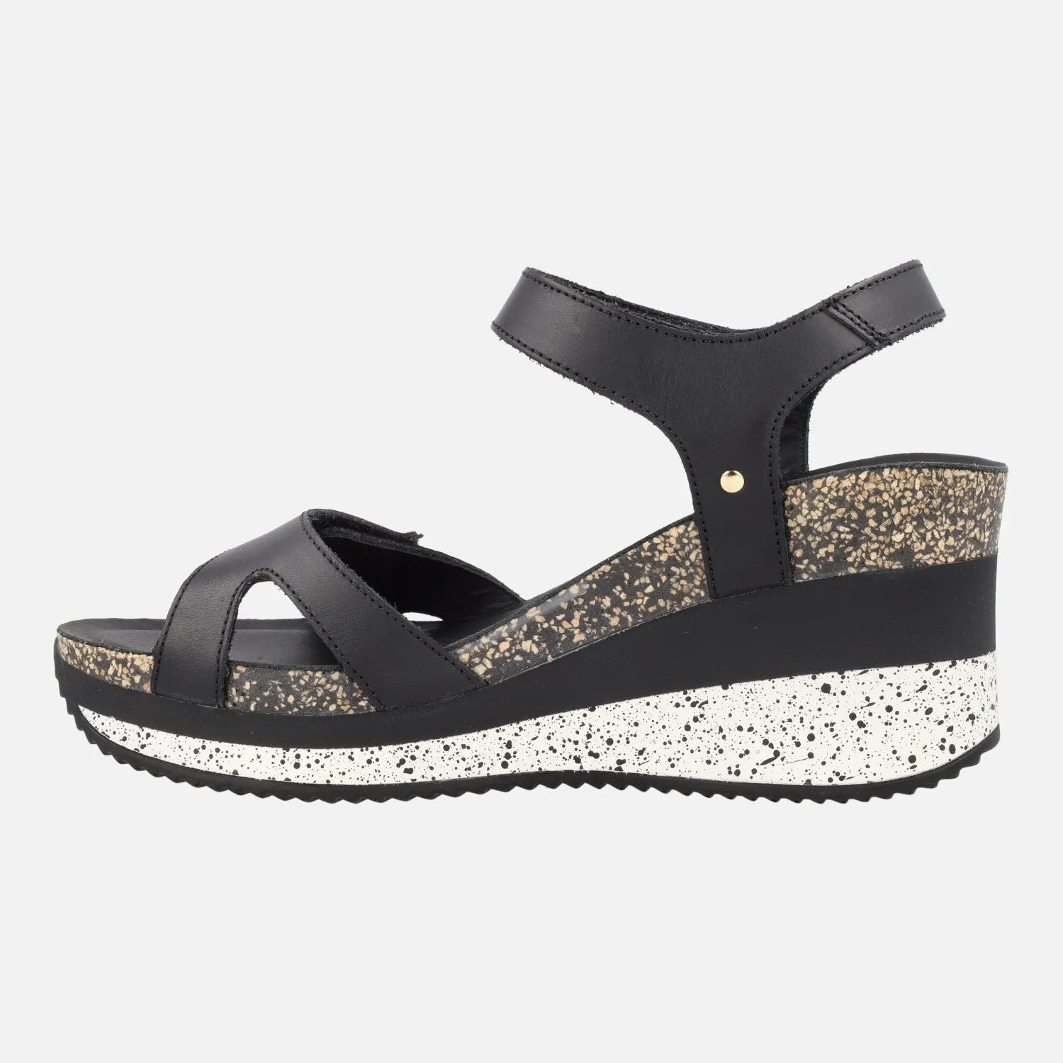Sandalias de piel con cierre de velcro Nica Sport