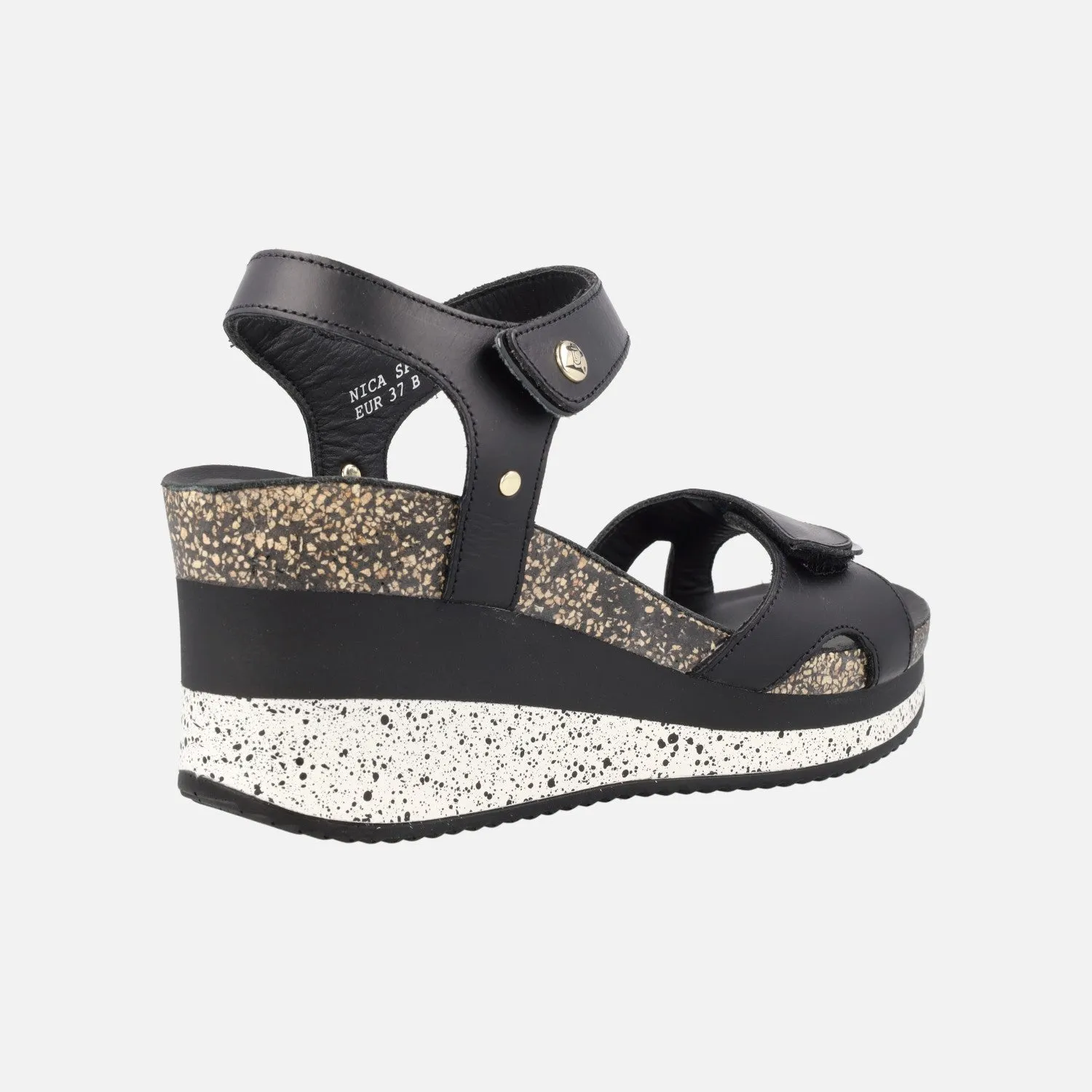 Sandalias de piel con cierre de velcro Nica Sport