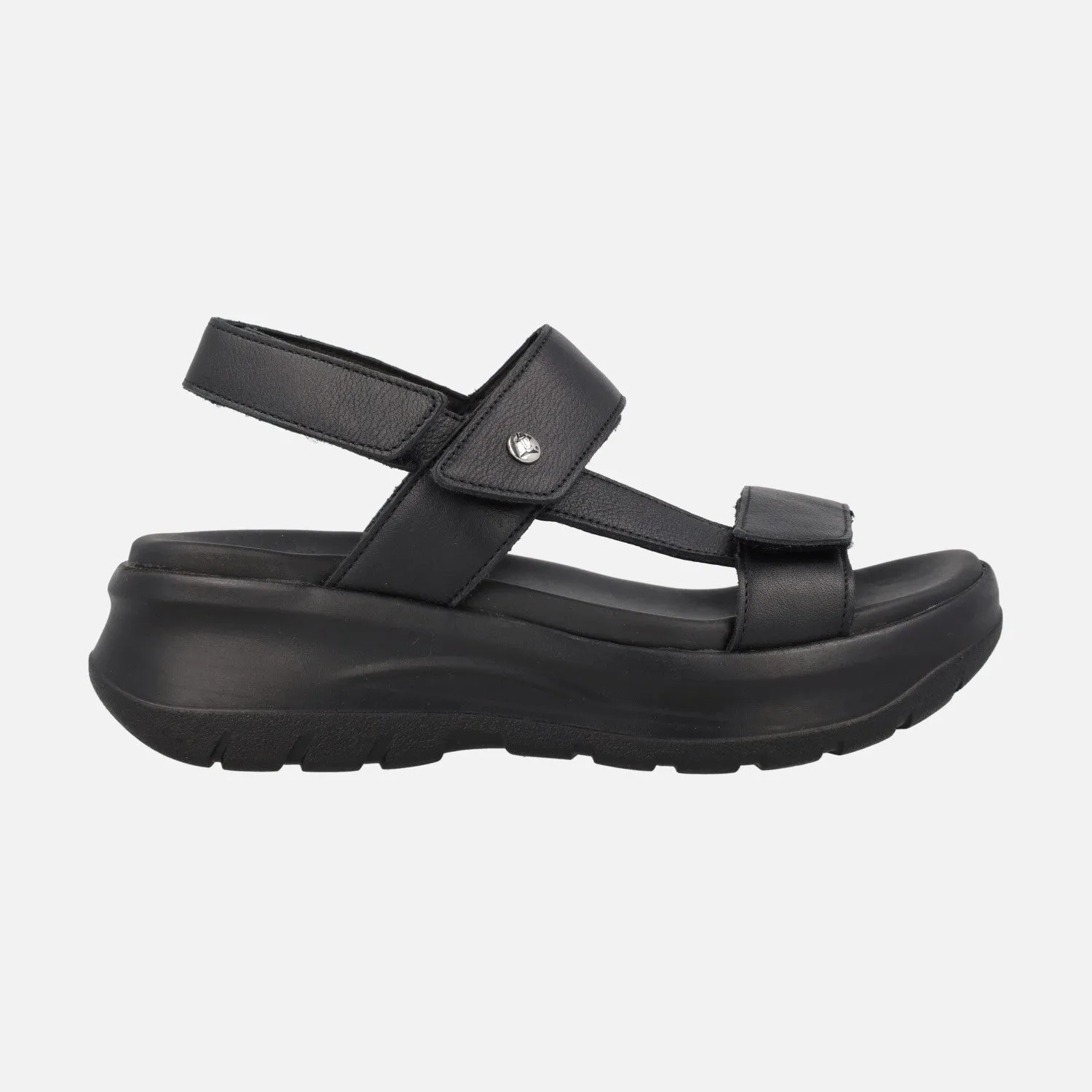 Sandalias de piel con cierre de velcro Panama jack Noor