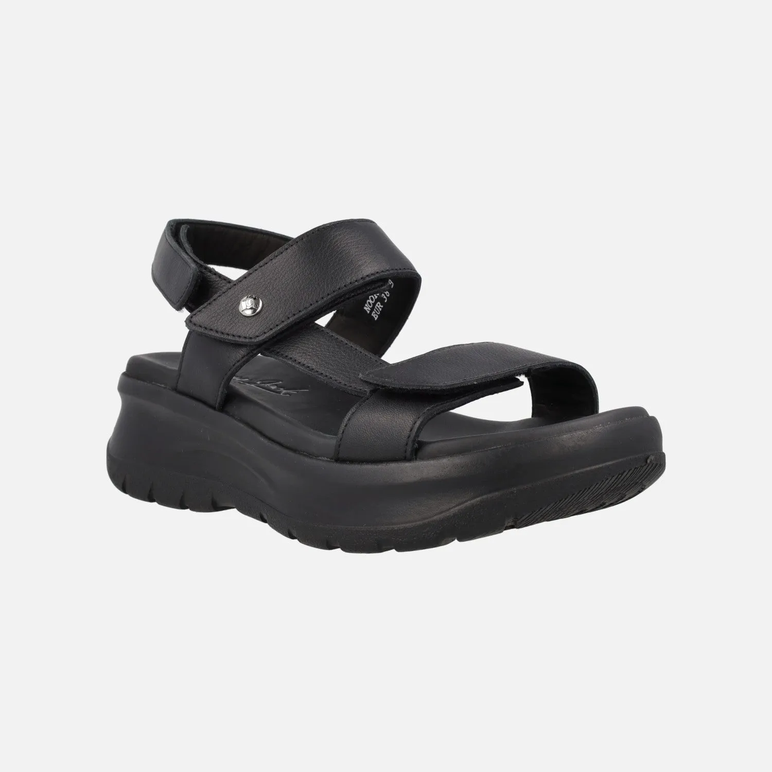 Sandalias de piel con cierre de velcro Panama jack Noor
