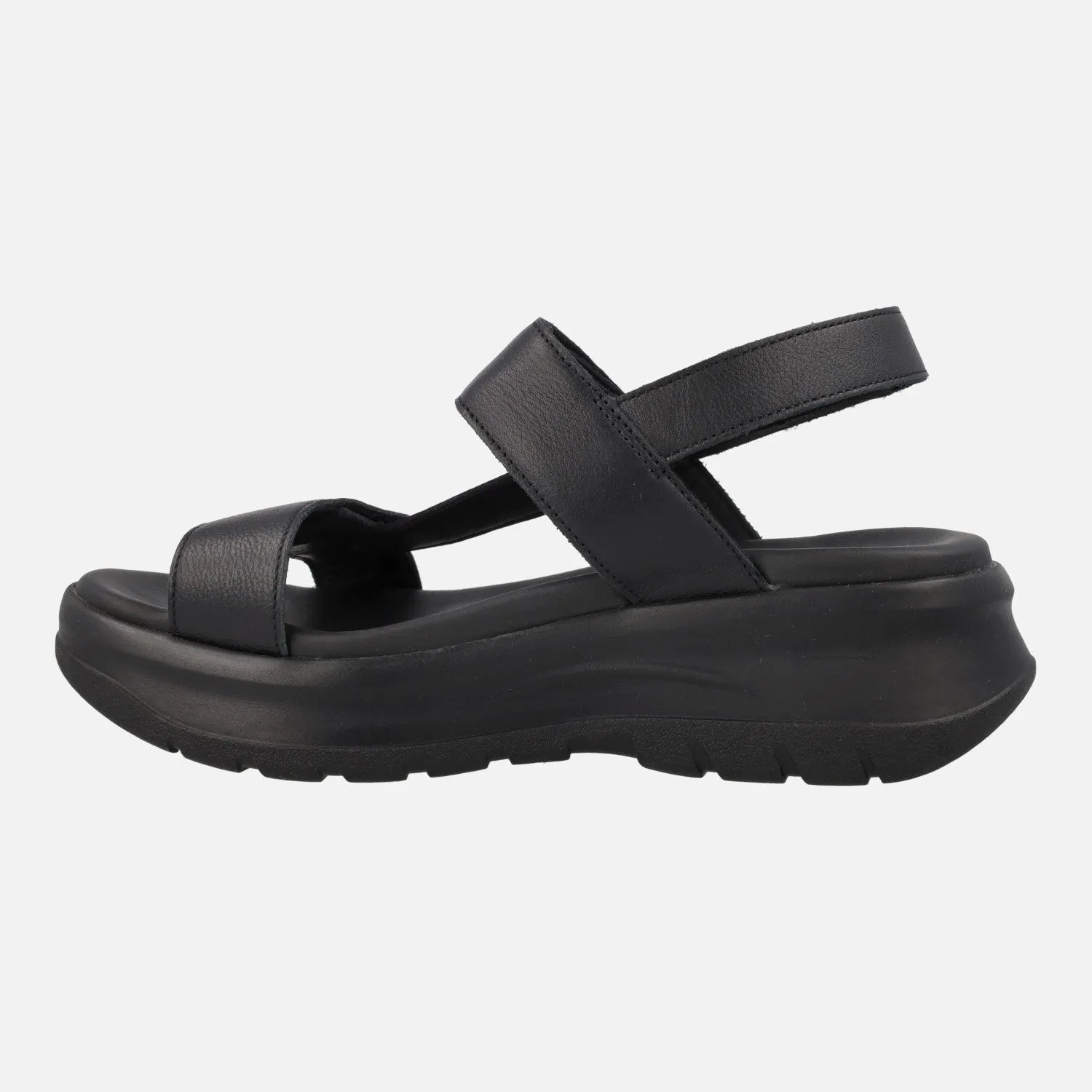 Sandalias de piel con cierre de velcro Panama jack Noor