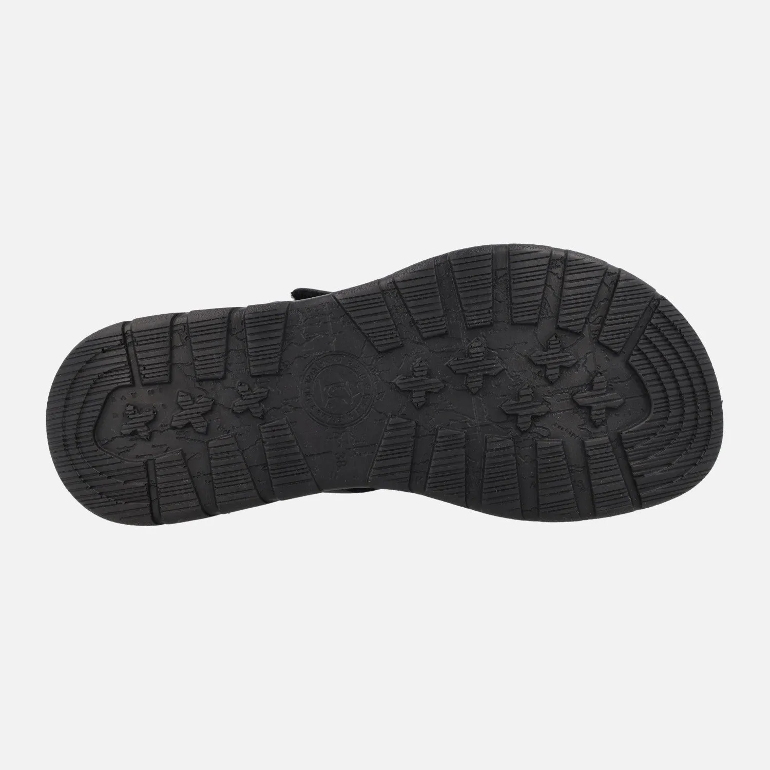 Sandalias de piel con cierre de velcro Panama jack Noor