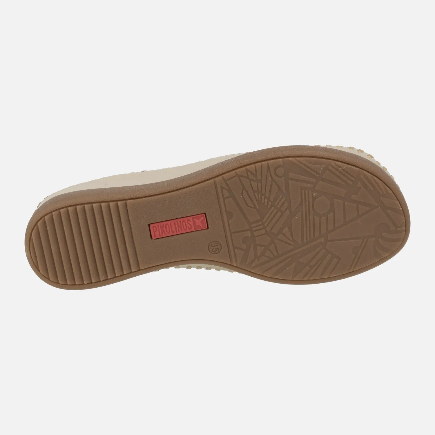 SANDALIAS DE PIEL CON TIRAS COMBINADAS CADAQUES W8K0741C2 MARFIL