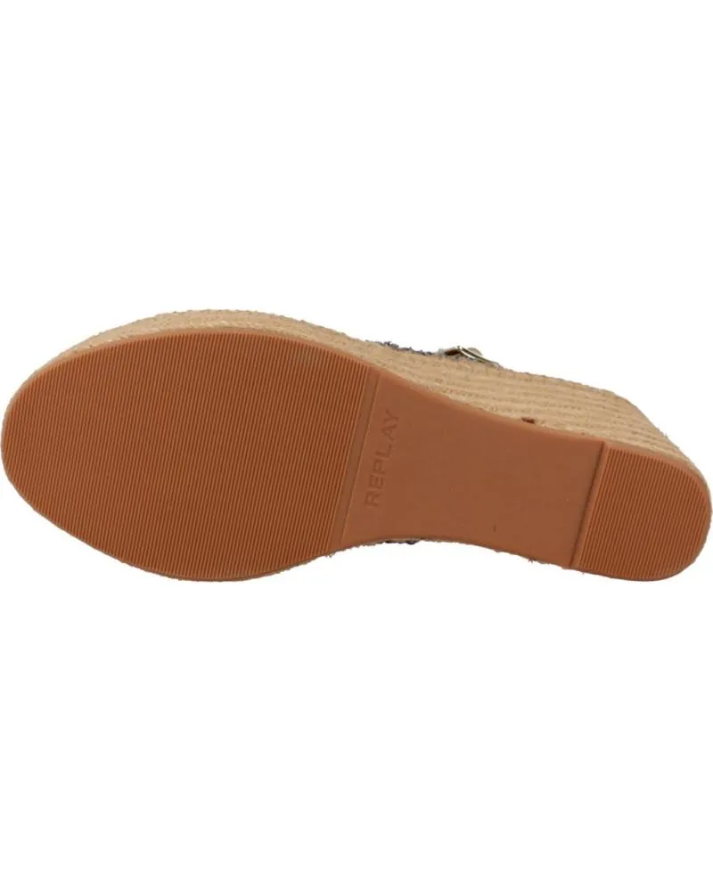 Sandalias REPLAY  de Mujer SANDALIAS MUJER MODELO RP4G0026T COLOR MARRON  DENIM
