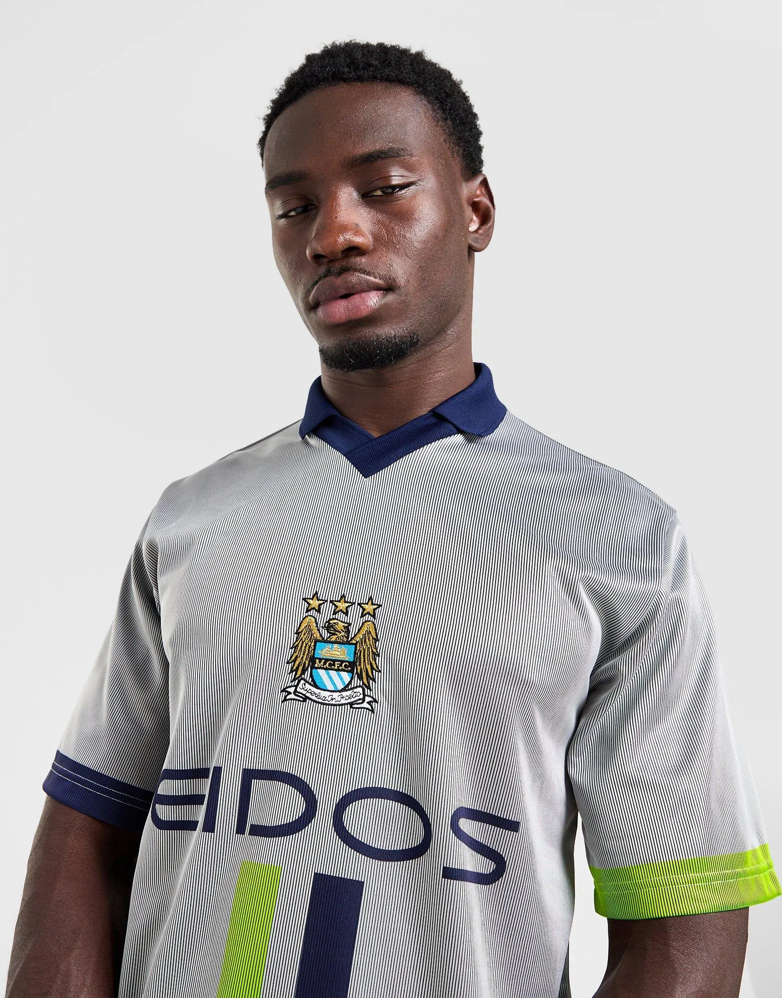 Score Draw Camiseta Retro Manchester City FC '00 Segunda equipación