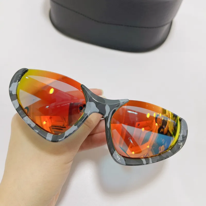 SONNENBRILLE FüR FRAUEN MäNNER SOMMER 0202 STIL ANTIULTRAVIOLETT RETRO PLATTE VOLLFORMAT BRILLE MIT BOX
