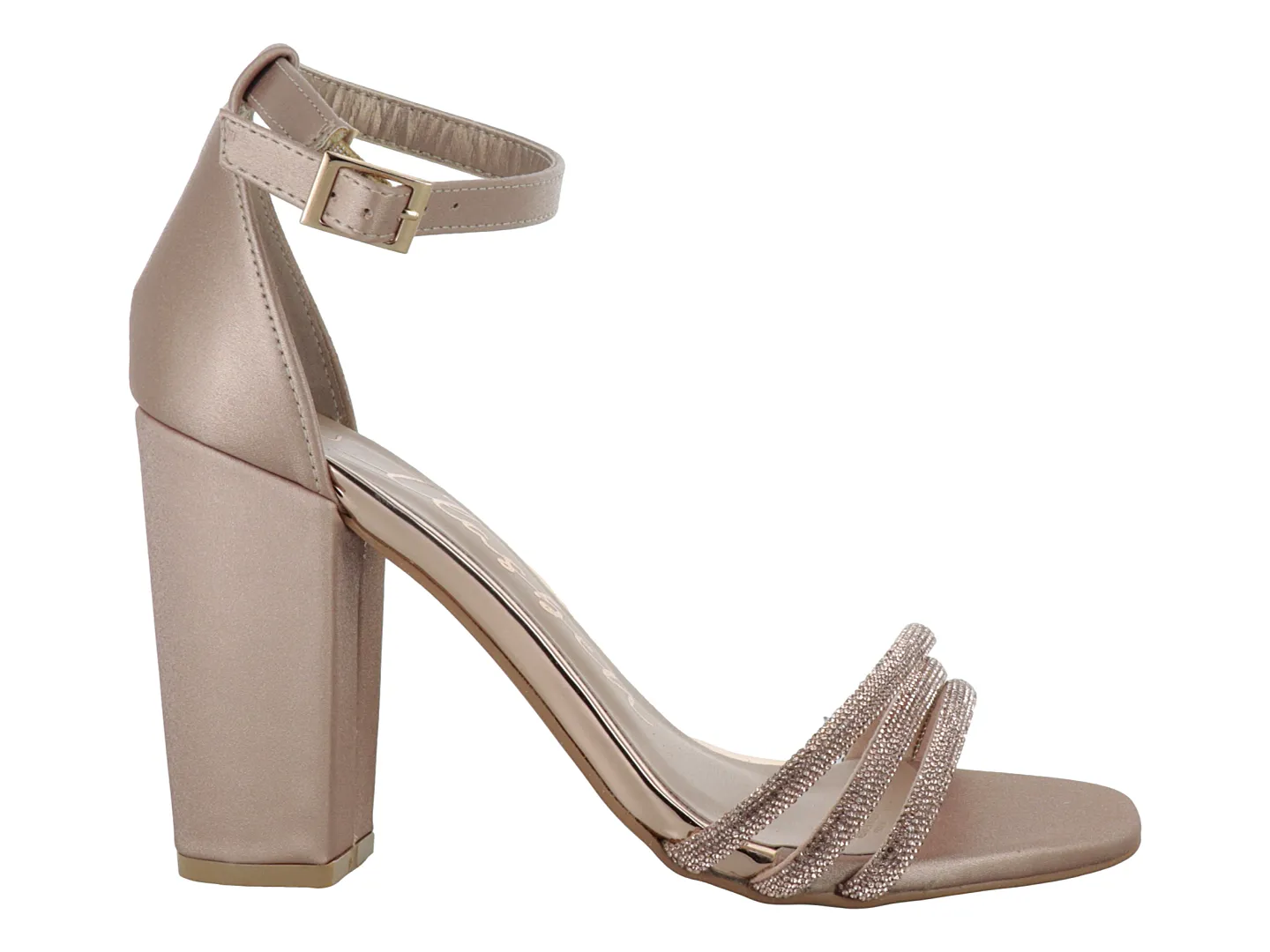 Tacones Clasben Ursula Oro Para Mujer