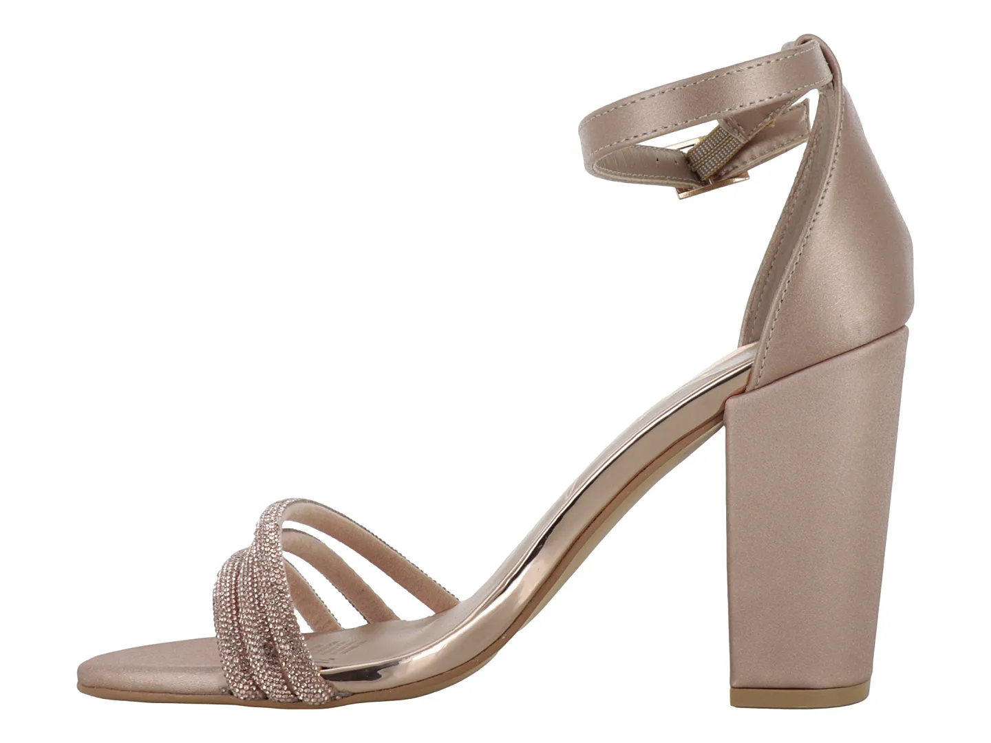 Tacones Clasben Ursula Oro Para Mujer