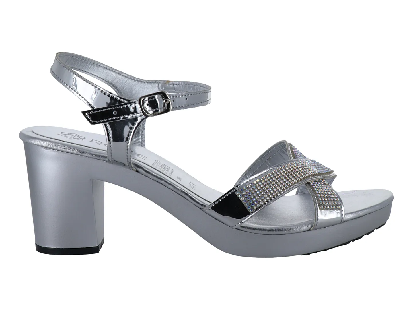 Tacones Roze 4091 Plata Para Mujer