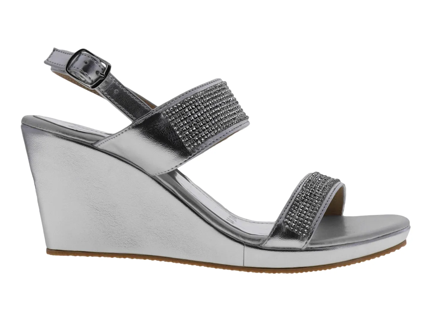 Tacones Sary 3348 Plata Para Mujer