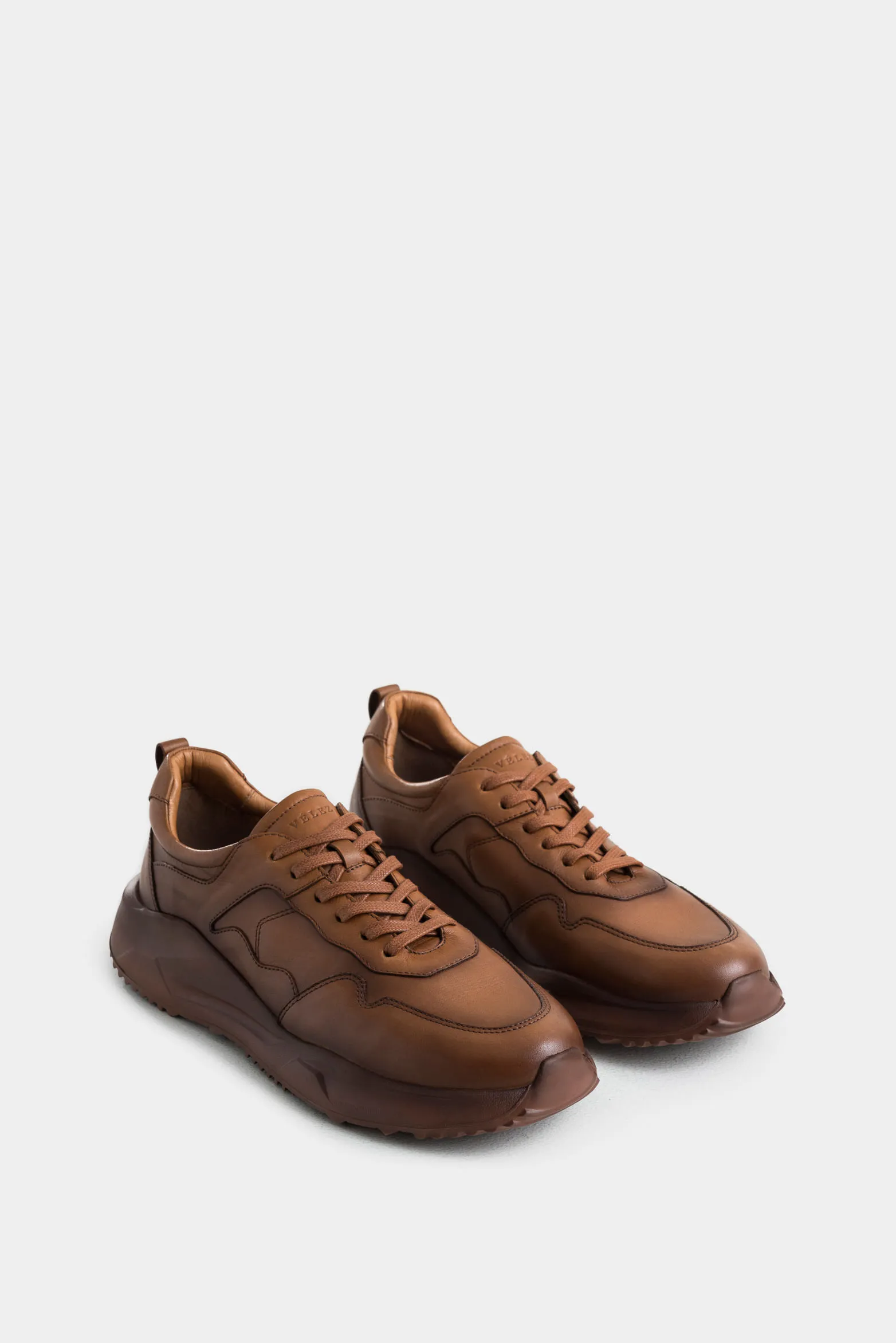 Tenis gali 2.0 de cuero para hombre monocolor