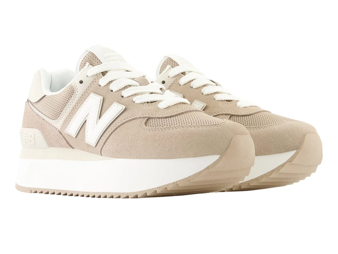 Tenis New Balance Wl574z Beige Para Mujer