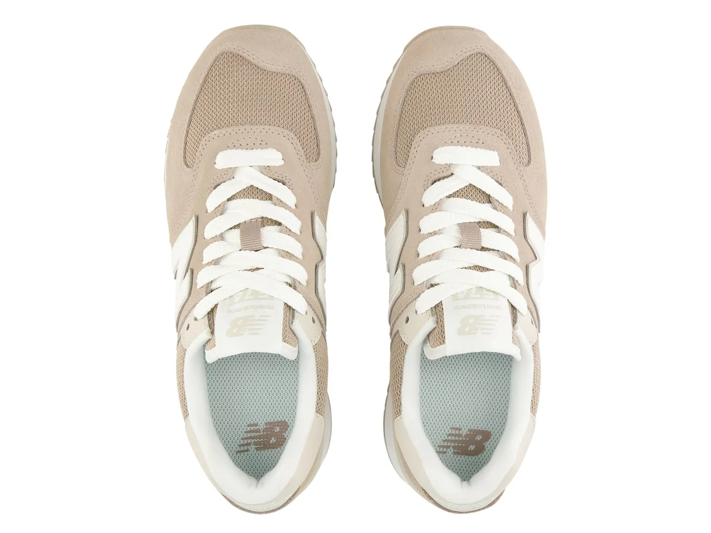 Tenis New Balance Wl574z Beige Para Mujer