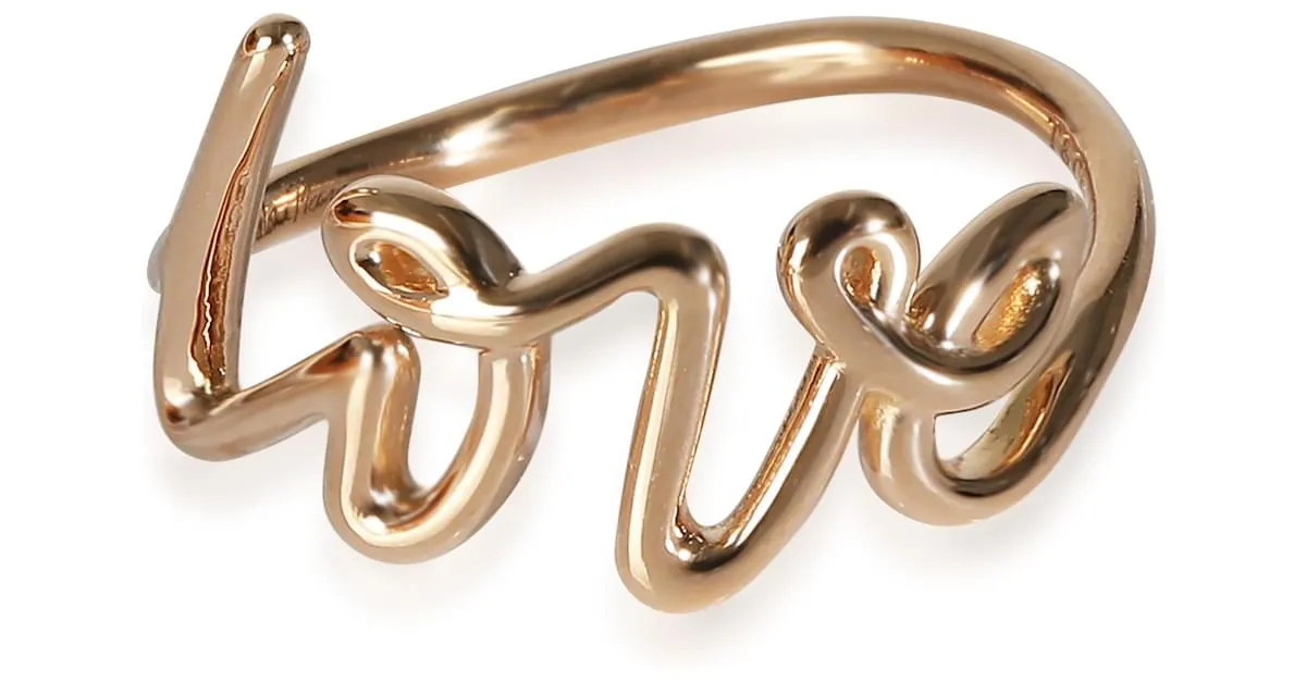 Tiffany & Co TIFFANY Y COMPAÑIA. Anillo de moda Paloma Picasso en 18k oro rosa Metálico 