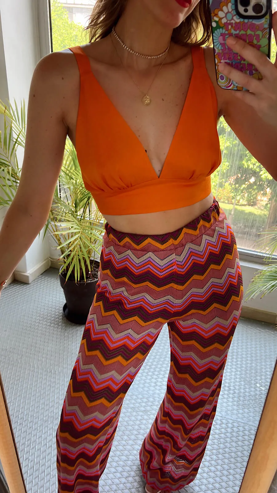 Top Diseño Orange (Se Vende En Conjunto)