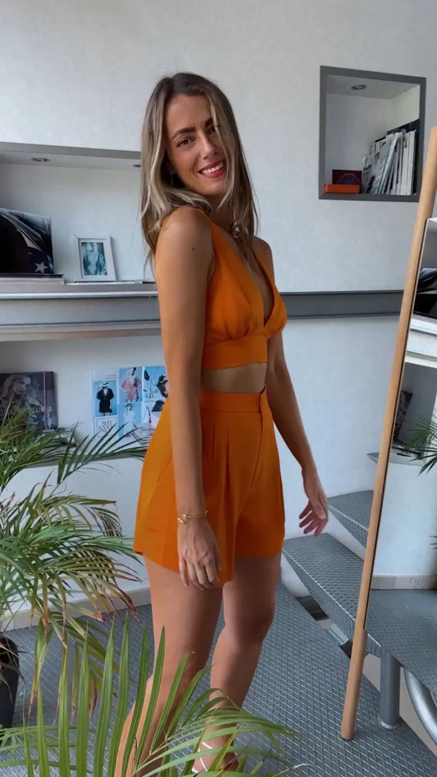 Top Diseño Orange (Se Vende En Conjunto)