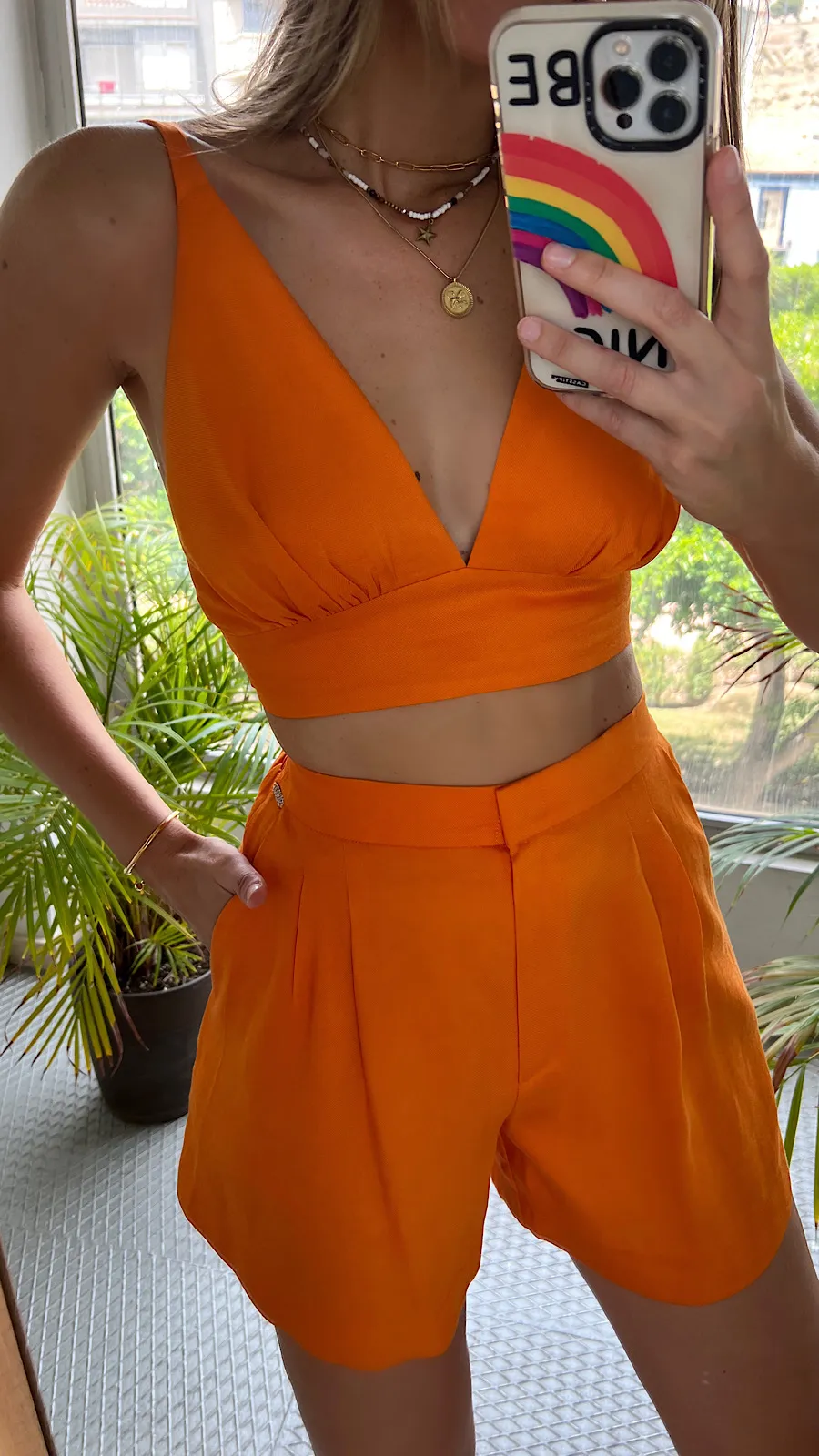 Top Diseño Orange (Se Vende En Conjunto)