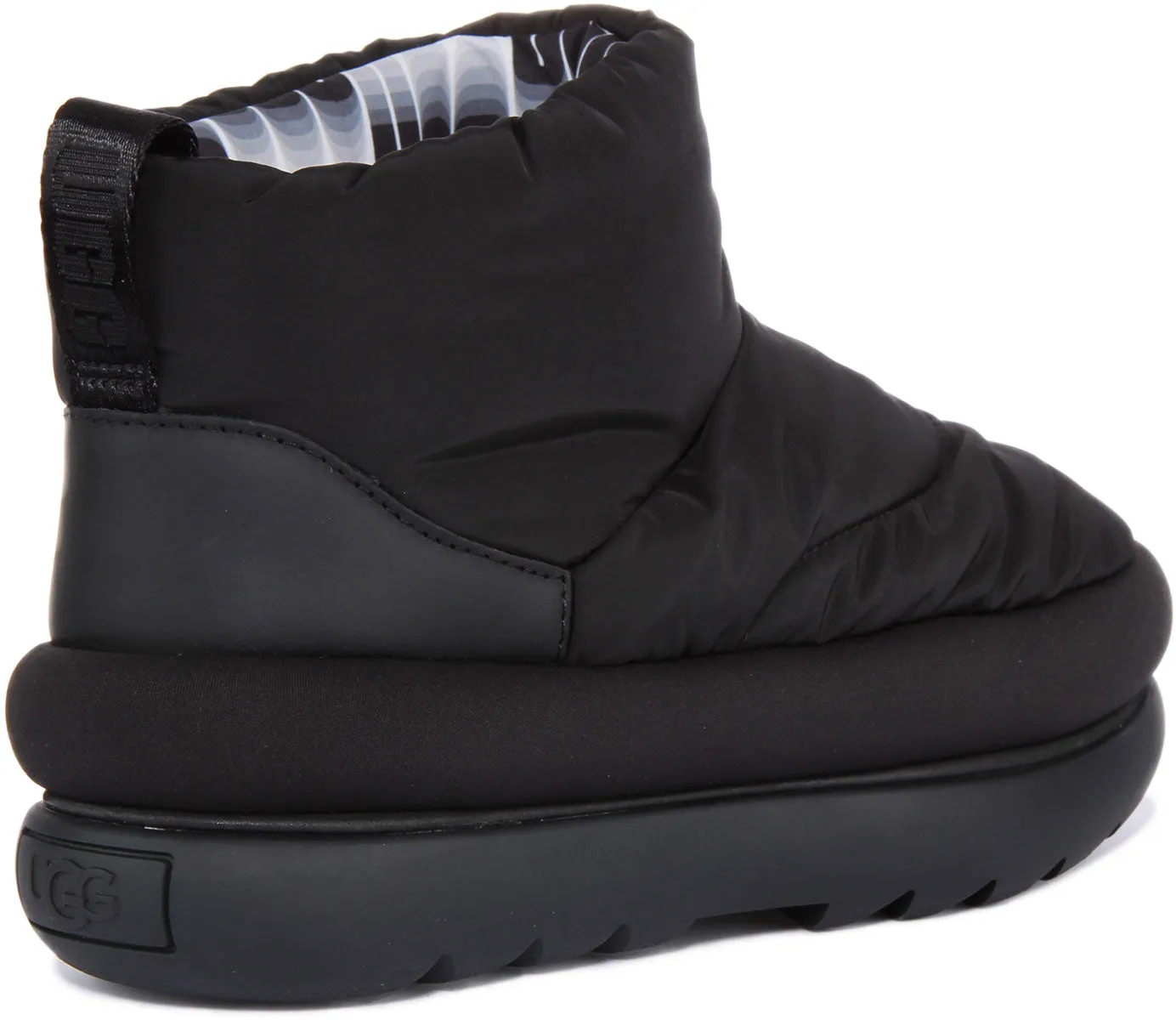 Ugg Classic Mini Bota corta de cuero para mujer en choco