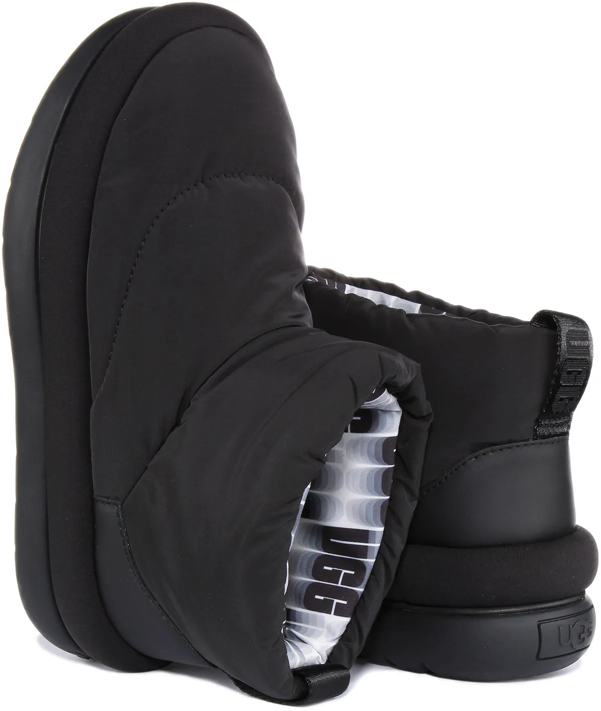 Ugg Classic Mini Bota corta de cuero para mujer en choco