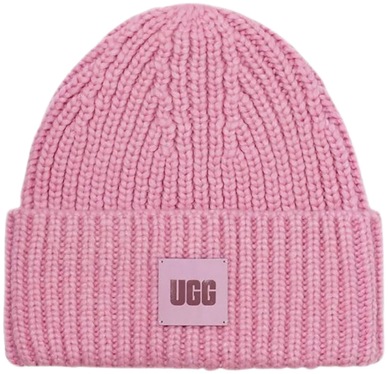 Ugg Gorro de punto grueso para mujer en rosa