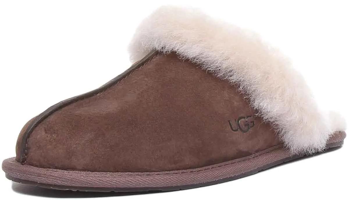 Ugg Scuffette 2 Pantuflas de piel de oveja para mujer en gris
