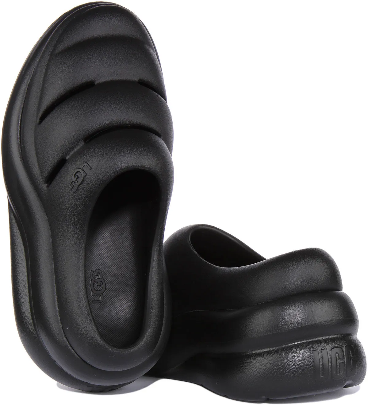 Ugg Sport Yeah Zueco moldeado para mujer en azul cielo