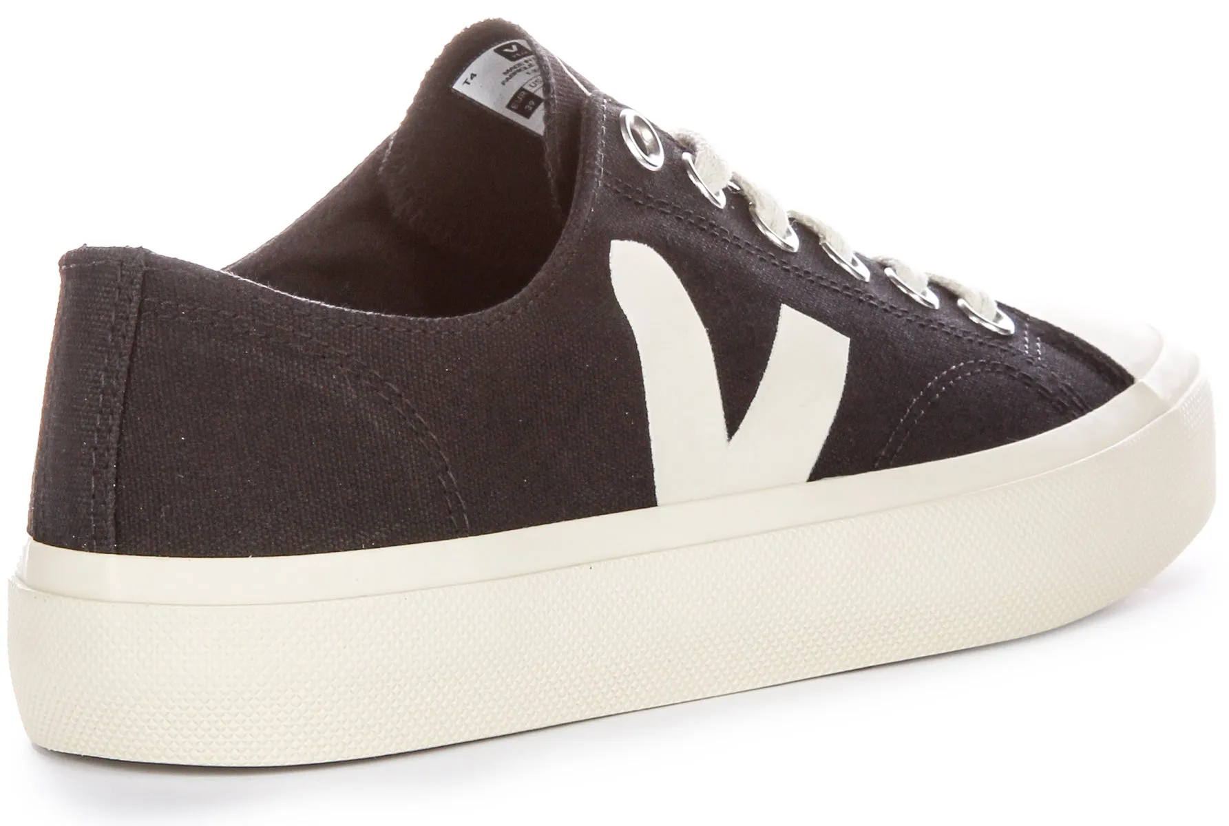Veja Wata II Low Zapatillas de Lona para Mujer en Negro
