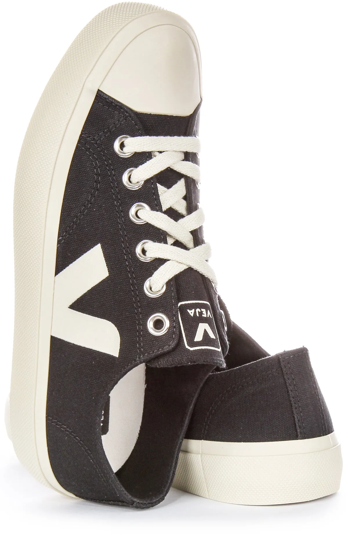 Veja Wata II Low Zapatillas de Lona para Mujer en Negro