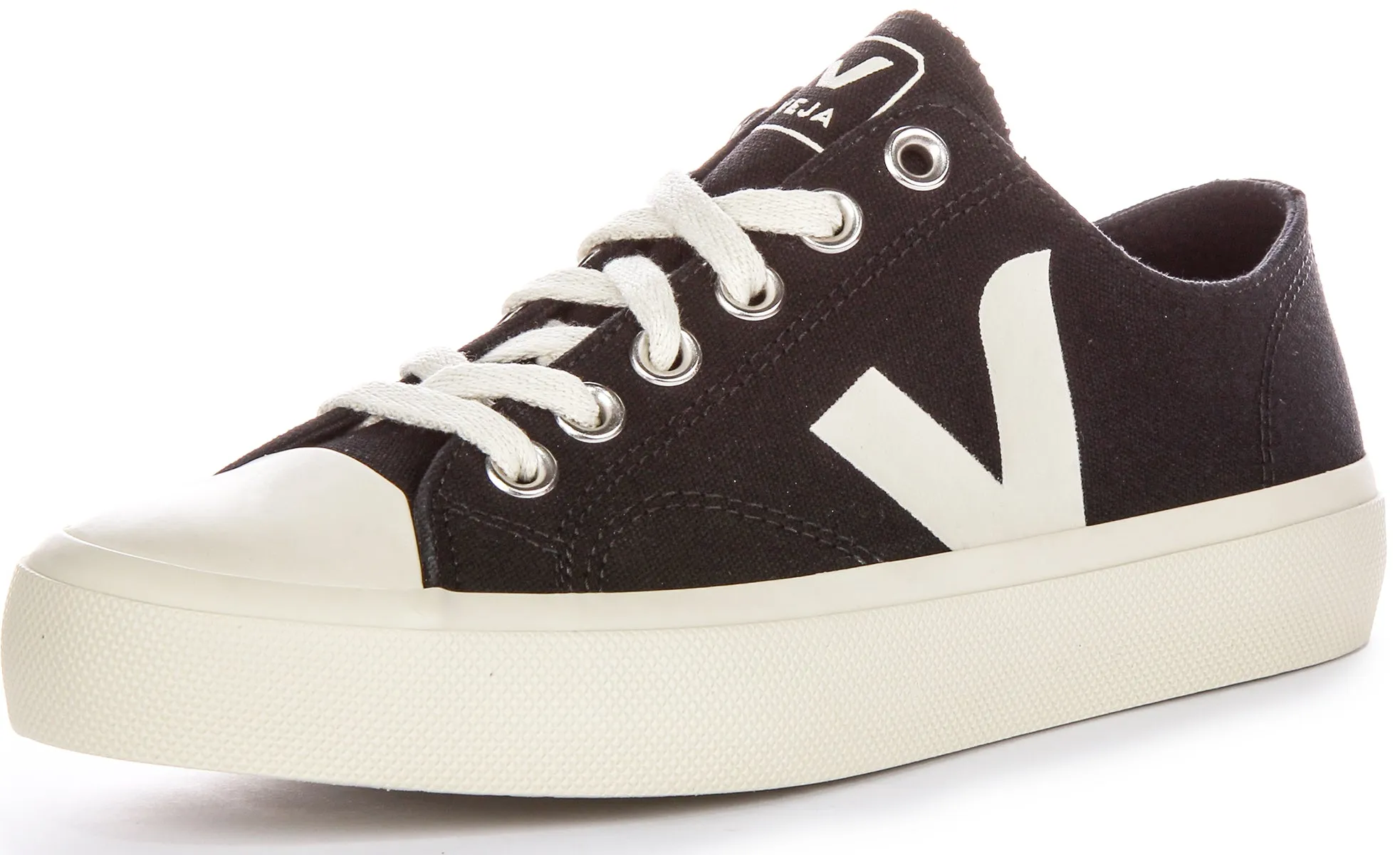 Veja Wata II Low Zapatillas de Lona para Mujer en Negro