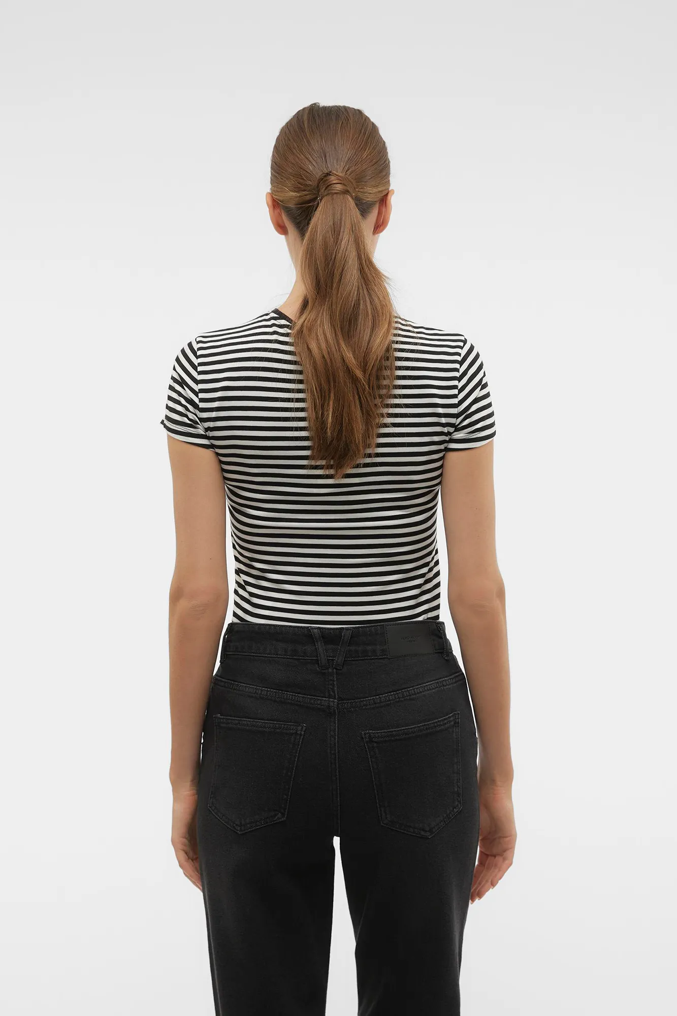 Vero Moda Camiseta de manga corta a rayas