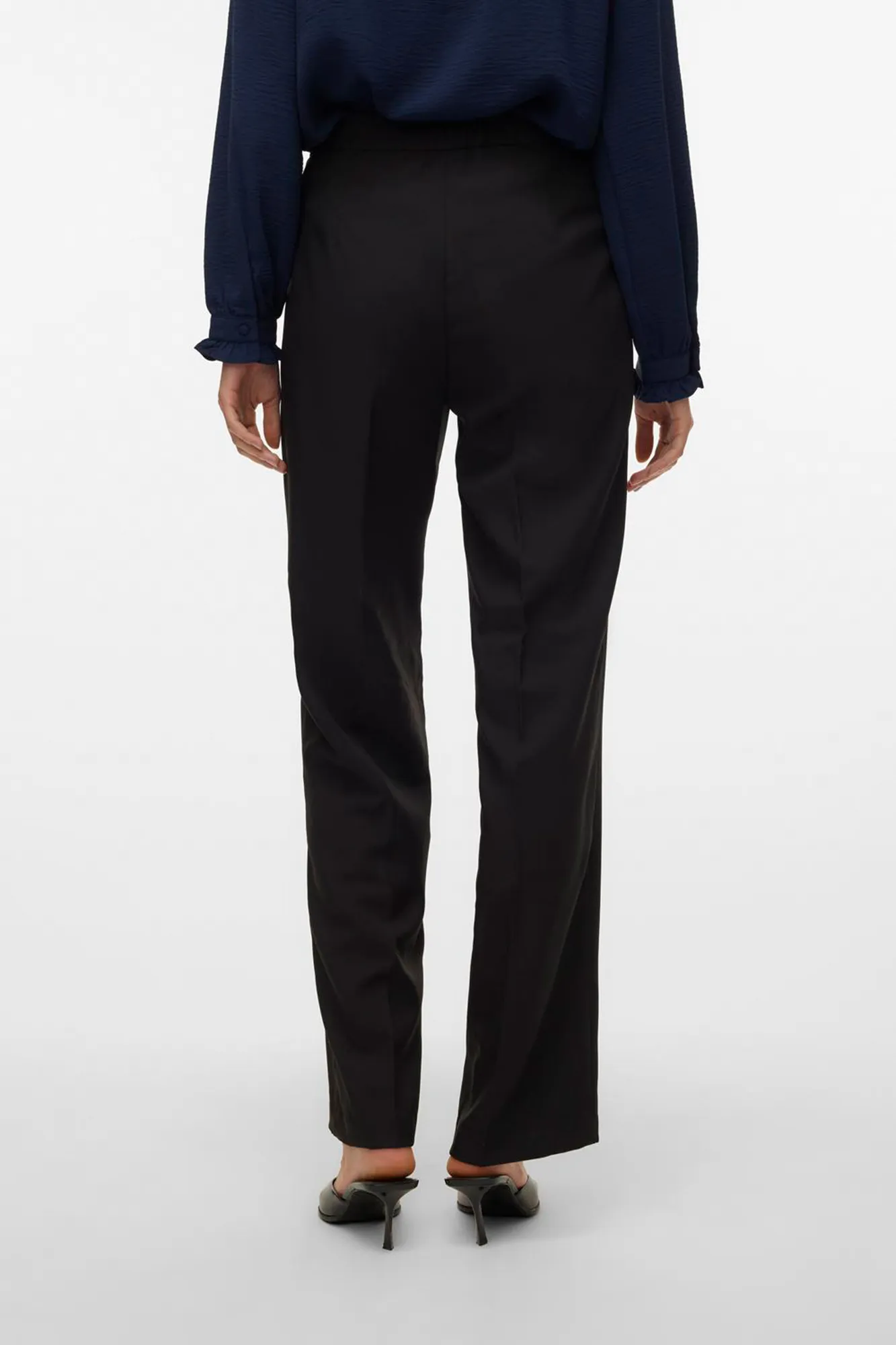Vero Moda Pantalón de vestir de mujer corte recto