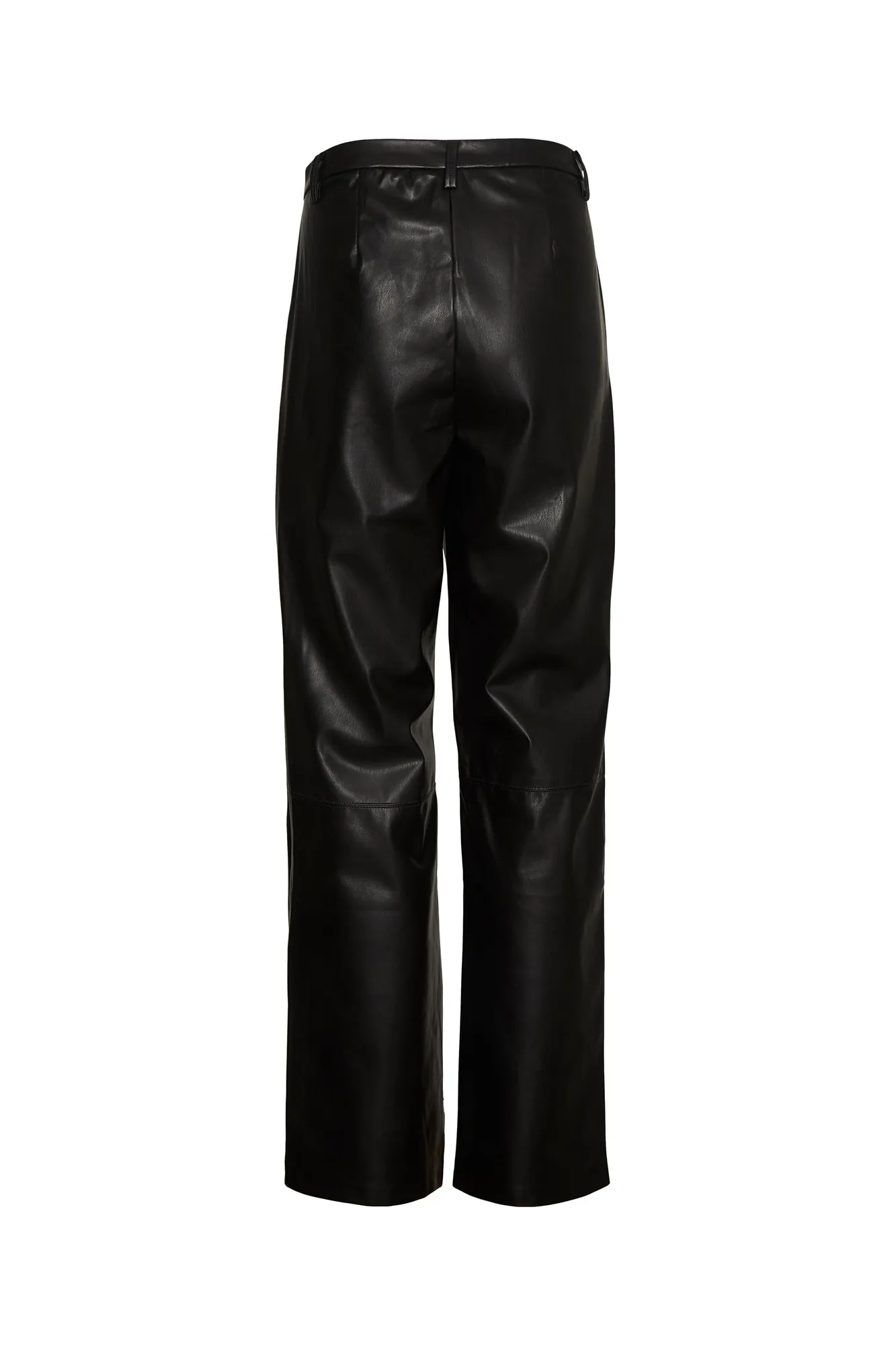 Vero Moda Pantalón recto efecto piel