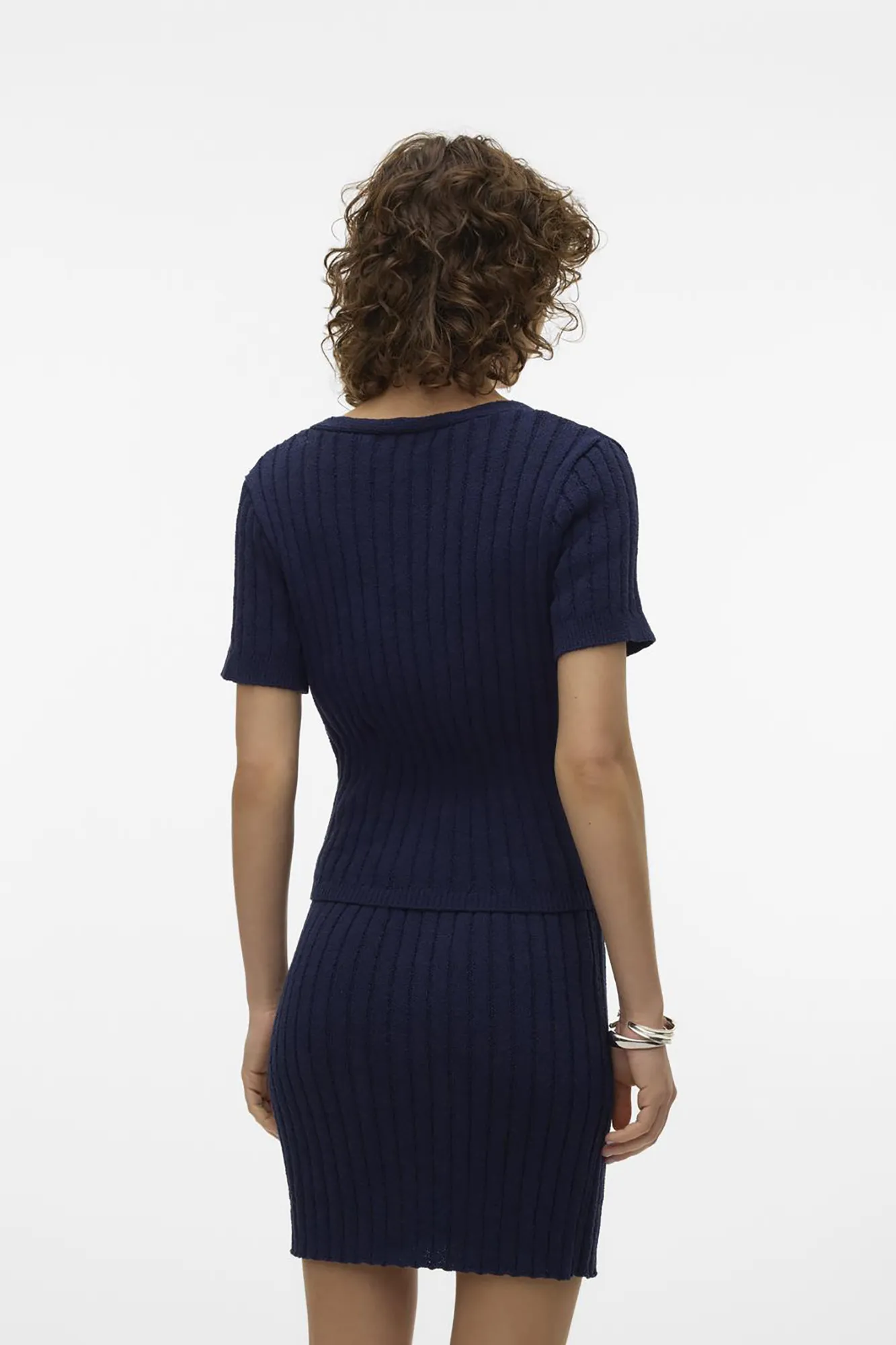Vero Moda Top de punto de manga corta