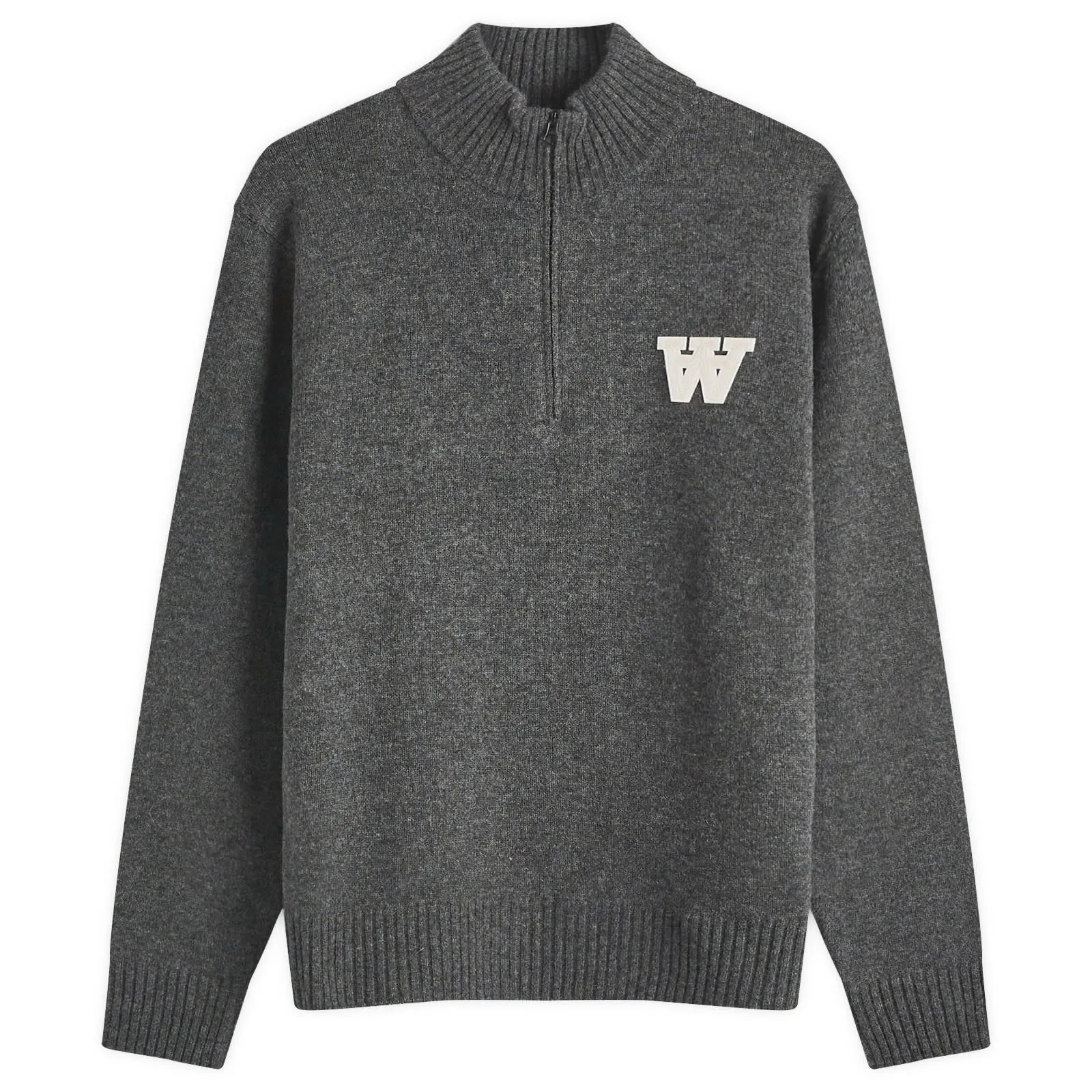 WOOD WOOD AA Half Zip Knit