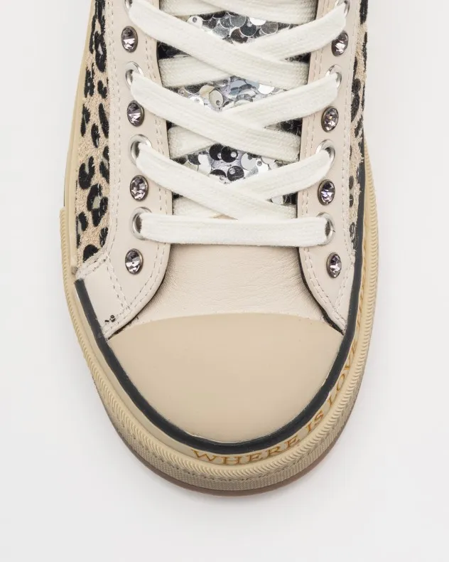 ZAPATILLAS DE PLATAFORMA DROPP XY513 BEIGE