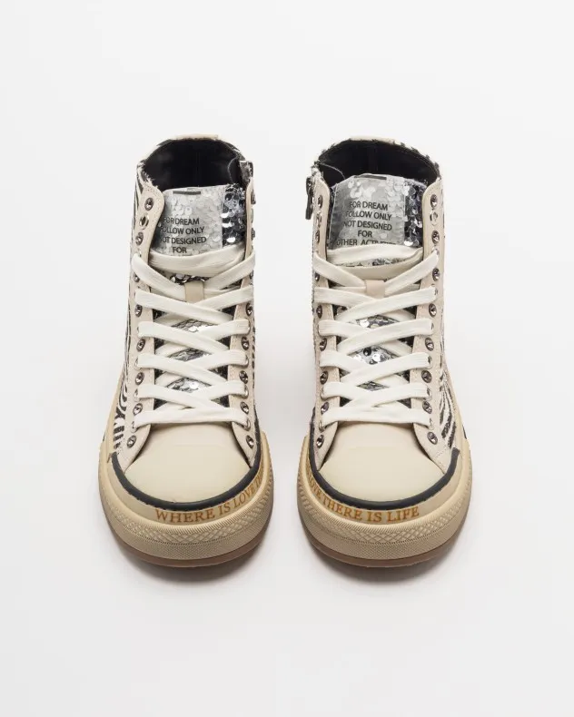 ZAPATILLAS DE PLATAFORMA DROPP XY513 BLANCO