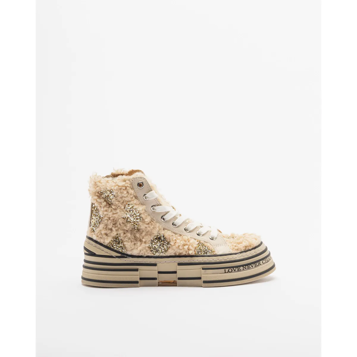 ZAPATILLAS DE PLATAFORMA DROPP XY584 BEIGE
