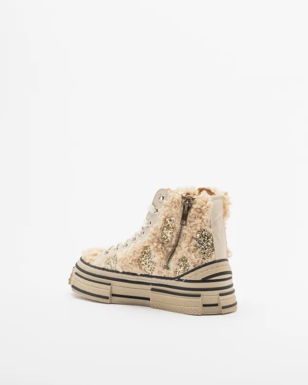 ZAPATILLAS DE PLATAFORMA DROPP XY584 BEIGE