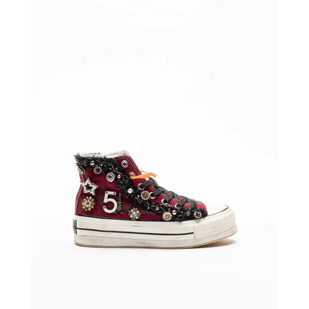 ZAPATILLAS DE PLATAFORMA NANKU COUTURE BA03 ROJO
