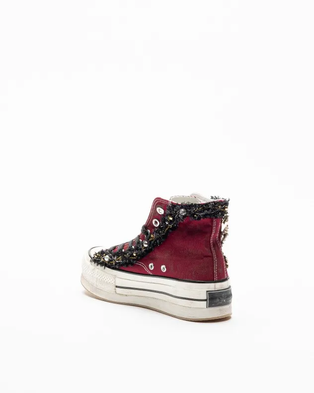 ZAPATILLAS DE PLATAFORMA NANKU COUTURE BA03 ROJO