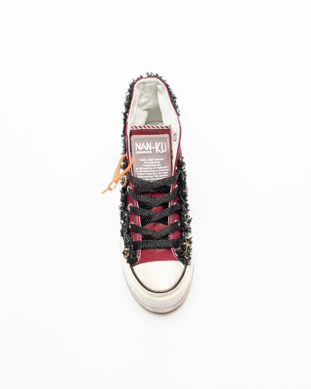 ZAPATILLAS DE PLATAFORMA NANKU COUTURE BA03 ROJO