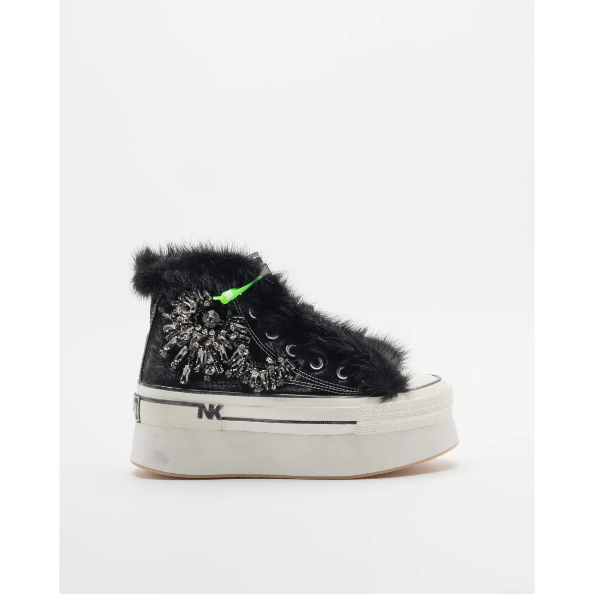 ZAPATILLAS DE PLATAFORMA NANKU COUTURE DFB03 NEGRO